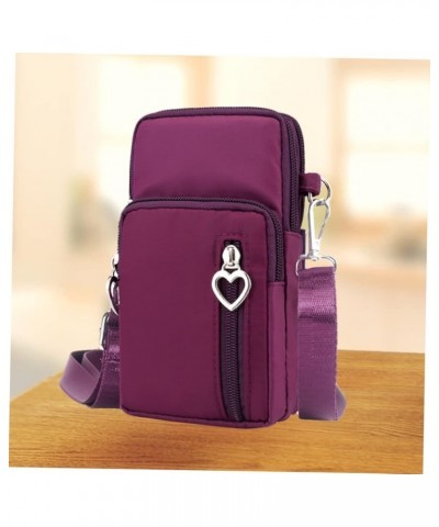 2pcs Running Bag Womens Crossbody Purse Cell Phone Wallet Mini Crossbody Bags Crossbody Bags for Neck Purplex2pcs $8.39 Cross...