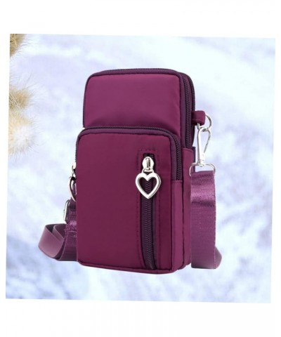 2pcs Running Bag Womens Crossbody Purse Cell Phone Wallet Mini Crossbody Bags Crossbody Bags for Neck Purplex2pcs $8.39 Cross...