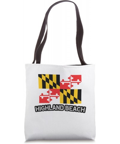 Highland Beach Maryland | MD City State USA - Cute Souvenir Tote Bag $14.10 Totes