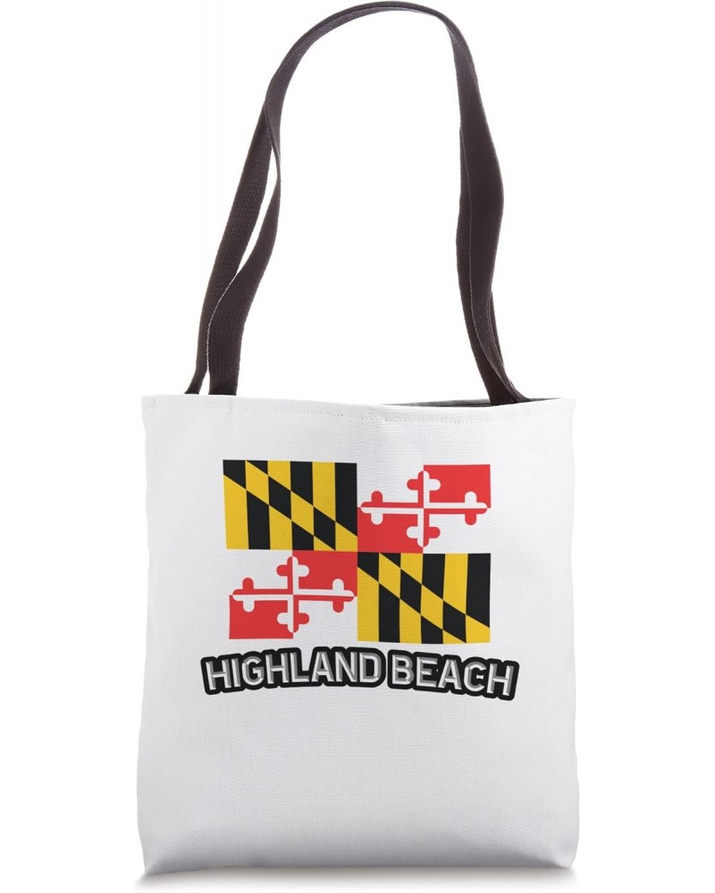 Highland Beach Maryland | MD City State USA - Cute Souvenir Tote Bag $14.10 Totes