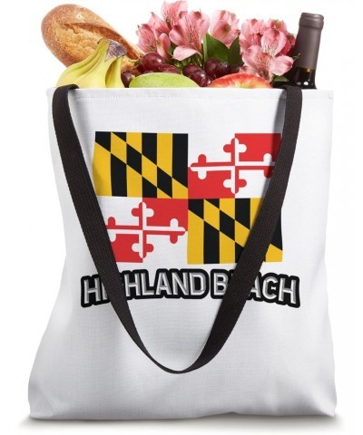 Highland Beach Maryland | MD City State USA - Cute Souvenir Tote Bag $14.10 Totes