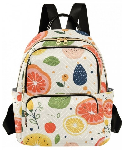 Small Backpack Purse for Women, Grapefruit Travel Bag Casual Daypack Shoulder Bag Small $14.40 Backpacks