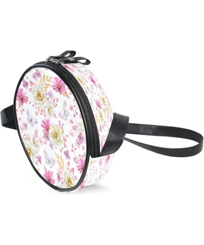 Round Crossbody Bags For Women Multi Purpose Crossbody Bag Phone Purses Traveling Cross Body Bag Shoulder Bags Color 1 $10.82...