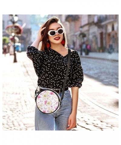 Round Crossbody Bags For Women Multi Purpose Crossbody Bag Phone Purses Traveling Cross Body Bag Shoulder Bags Color 1 $10.82...