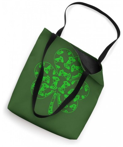 Video Game Controllers Inside Shamrock St. Patrick's Day Tote Bag $12.97 Totes