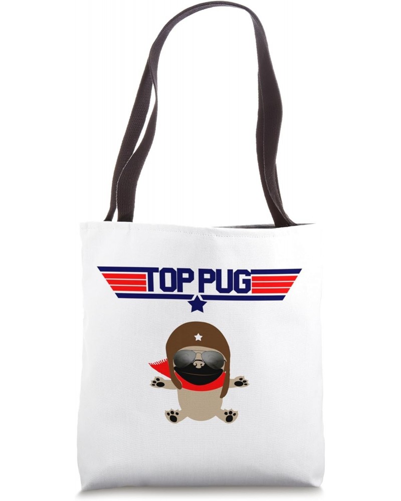 Top Pug Pet Doggy Dog Dad Mum Tote Bag $8.91 Totes