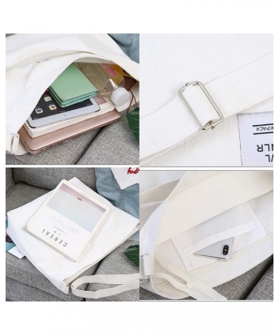 Fashion nylon shoulder bag casual canvas diagonal bag small clear girl travel bag (I-Yellow) One Size I-black $9.00 Shoulder ...