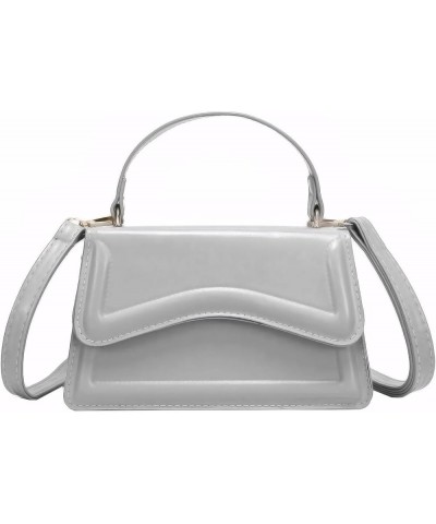 Stylish and Simple Crossbody Bag Small Square bag Purses for Women Satchel Shoulder bag Bag Purse 1silvery $14.70 Satchels