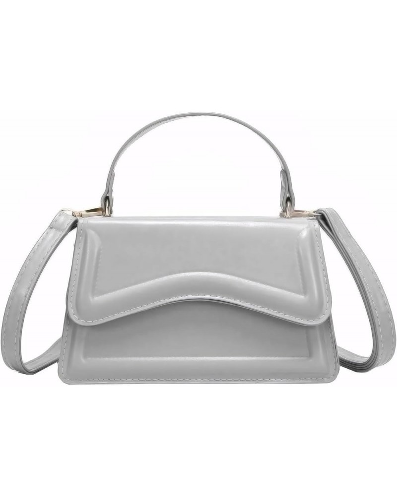 Stylish and Simple Crossbody Bag Small Square bag Purses for Women Satchel Shoulder bag Bag Purse 1silvery $14.70 Satchels