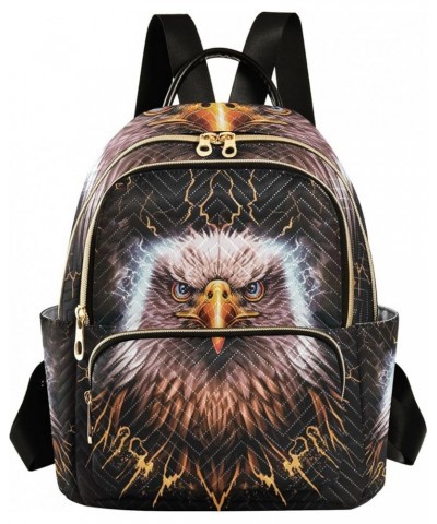 Small Backpack for Women Travel Bag Eagle Print Daypack Purse Fashion Shoulder Bag Rucksack Small B1059 $14.55 Backpacks