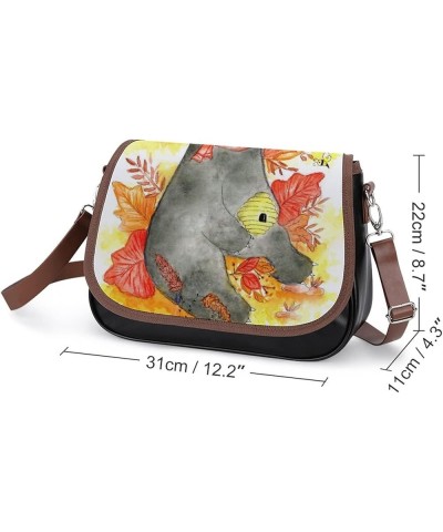 Printed Crossbody Bags Women City Leather Shoulder Bag Satchel Hobo Bags Trendy R Words Color11 $28.99 Hobo Bags