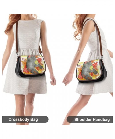 Printed Crossbody Bags Women City Leather Shoulder Bag Satchel Hobo Bags Trendy R Words Color11 $28.99 Hobo Bags