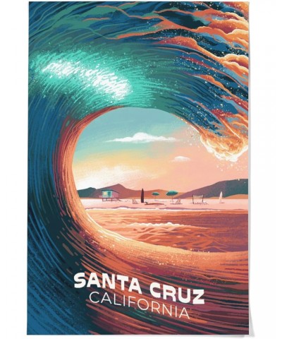 36x54 Inch Giclee Print, Santa Cruz, California, Epic Wave $49.49 Totes