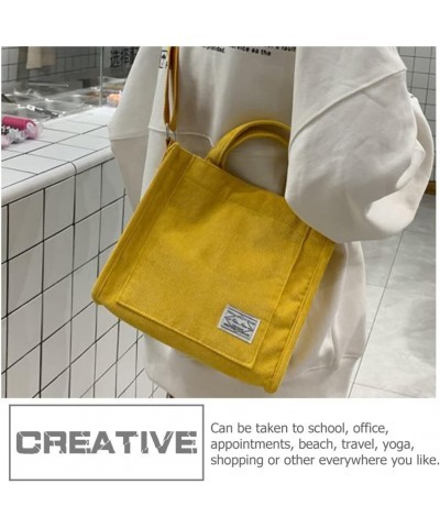 Mini Tote Bag Crossbody Bags Fashion Hobo Bag for Women Shoulder Handbag Yellow $9.39 Totes