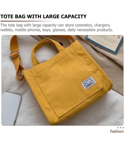 Mini Tote Bag Crossbody Bags Fashion Hobo Bag for Women Shoulder Handbag Yellow $9.39 Totes