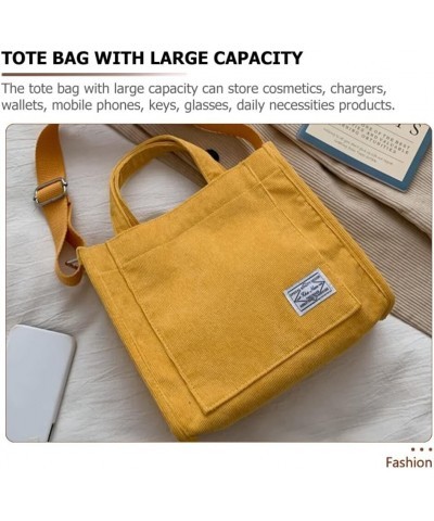 Mini Tote Bag Crossbody Bags Fashion Hobo Bag for Women Shoulder Handbag Yellow $9.39 Totes