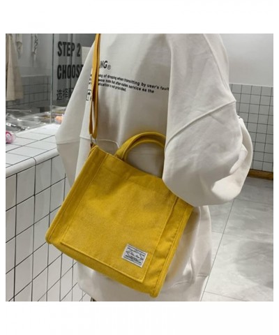 Mini Tote Bag Crossbody Bags Fashion Hobo Bag for Women Shoulder Handbag Yellow $9.39 Totes