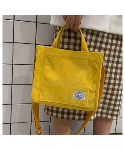 Mini Tote Bag Crossbody Bags Fashion Hobo Bag for Women Shoulder Handbag Yellow $9.39 Totes