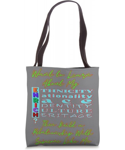 Want to Learn About My ENRICH? Embrace DEI Anti-Racism. Tote Bag $16.23 Totes