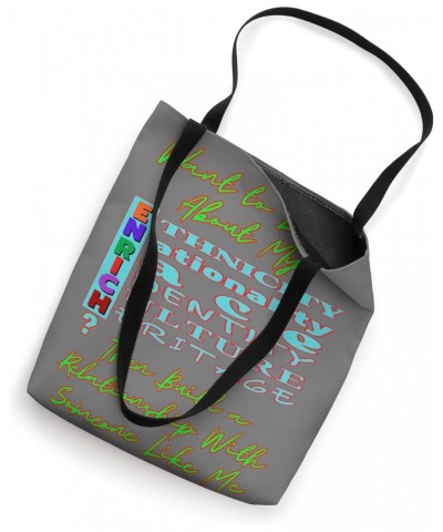 Want to Learn About My ENRICH? Embrace DEI Anti-Racism. Tote Bag $16.23 Totes