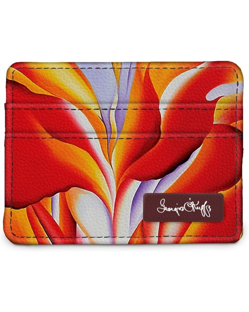 RFID Slim Wallet Signature Collection (Mary Engelbreit Cherries) Georgia O'Keeffe Red Canna $17.08 Wallets