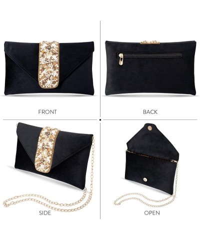 Indian Potli Bags For Women Evening Bag Clutch Ethnic Bride Purse Black $31.20 Evening Bags