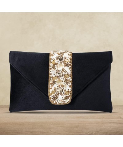 Indian Potli Bags For Women Evening Bag Clutch Ethnic Bride Purse Black $31.20 Evening Bags