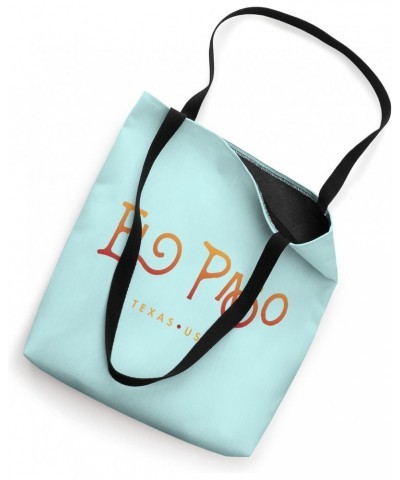 El Paso Texas Typographic Design Tote Bag $10.80 Totes