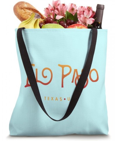 El Paso Texas Typographic Design Tote Bag $10.80 Totes