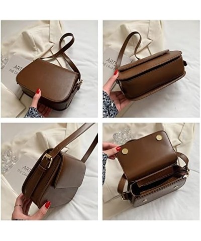 Shoulder Bag Mini Purse Womens Crossbody Clutch Purses Brown $10.74 Satchels