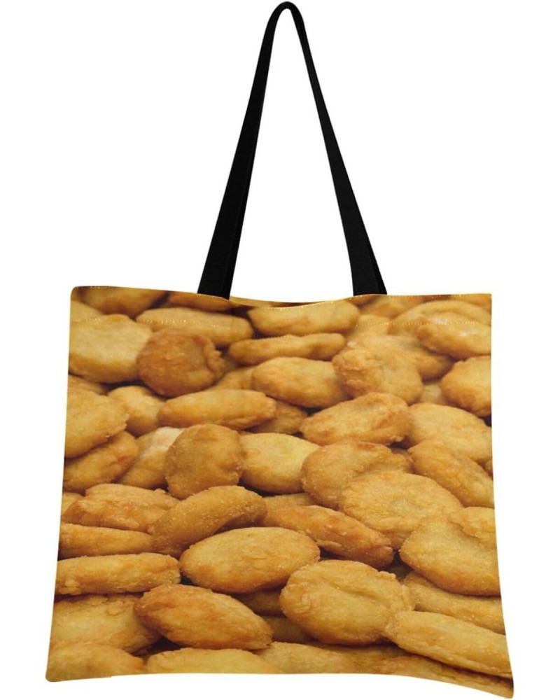 Handbags and Purse Chicken Nuggets for Women Tote Bag Large Capacity Top Chicken Nuggets Storage Handle Shopper Shoulder Bag ...