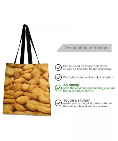 Handbags and Purse Chicken Nuggets for Women Tote Bag Large Capacity Top Chicken Nuggets Storage Handle Shopper Shoulder Bag ...