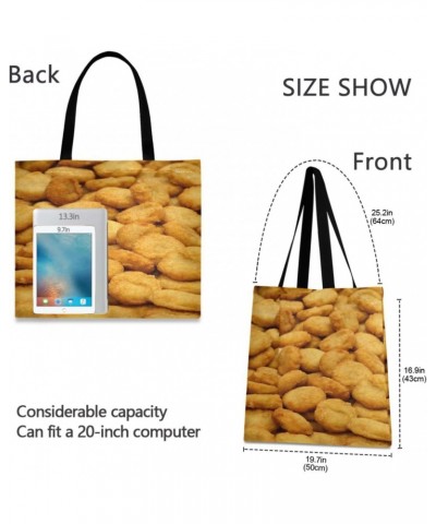 Handbags and Purse Chicken Nuggets for Women Tote Bag Large Capacity Top Chicken Nuggets Storage Handle Shopper Shoulder Bag ...