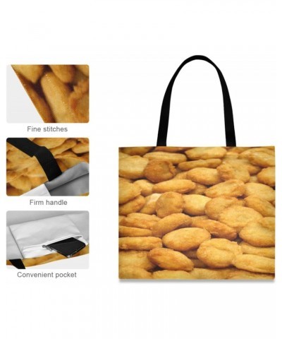 Handbags and Purse Chicken Nuggets for Women Tote Bag Large Capacity Top Chicken Nuggets Storage Handle Shopper Shoulder Bag ...