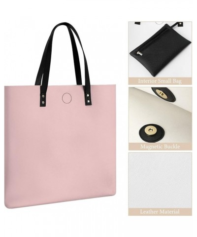 Fashion Large Capacity Satchel Tote Bag Casual Shoulder Bag Soft Leather Purse Color50 $18.30 Totes