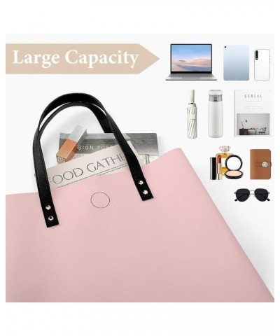 Fashion Large Capacity Satchel Tote Bag Casual Shoulder Bag Soft Leather Purse Color50 $18.30 Totes