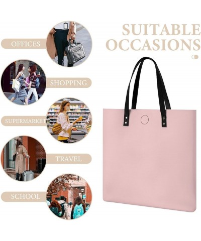 Fashion Large Capacity Satchel Tote Bag Casual Shoulder Bag Soft Leather Purse Color50 $18.30 Totes