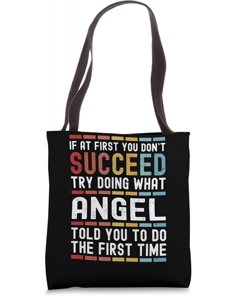 Angel Name Personalized Funny Birthday Christmas Joke Tote Bag $13.92 Totes