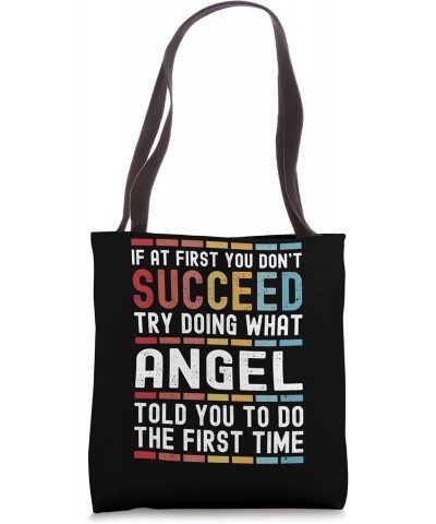 Angel Name Personalized Funny Birthday Christmas Joke Tote Bag $13.92 Totes