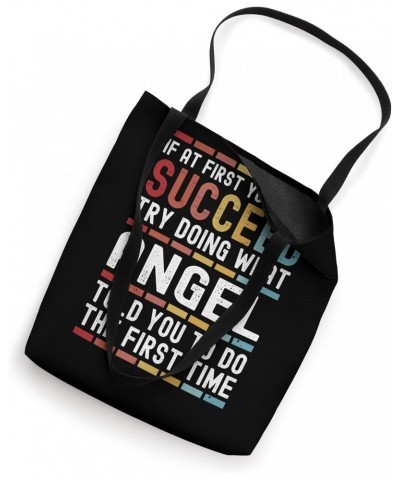 Angel Name Personalized Funny Birthday Christmas Joke Tote Bag $13.92 Totes