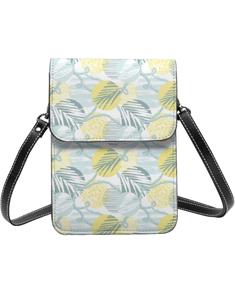 Womens Crossbody Bags Tie Dye Pattern Phone Bag Wallet Purses Adjustable Strap Hawaiian Style Botanical Pattern (19) $19.43 C...