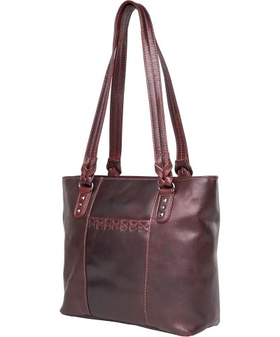 Concealed Carry Peyton Leather Tote Dark Mahogany $85.48 Totes