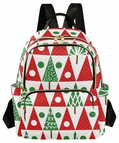 Christmas Trees Winter Fashion Backpack Purse for Women Multipurpose Casual Daypack with Multi Pockets & Secured Zipper Ladie...