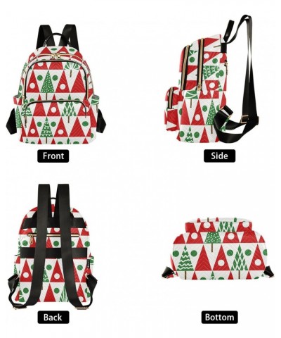 Christmas Trees Winter Fashion Backpack Purse for Women Multipurpose Casual Daypack with Multi Pockets & Secured Zipper Ladie...