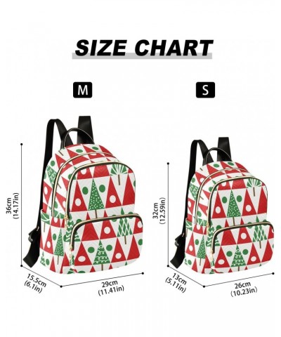 Christmas Trees Winter Fashion Backpack Purse for Women Multipurpose Casual Daypack with Multi Pockets & Secured Zipper Ladie...