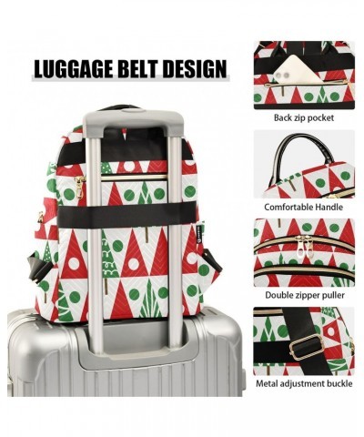 Christmas Trees Winter Fashion Backpack Purse for Women Multipurpose Casual Daypack with Multi Pockets & Secured Zipper Ladie...