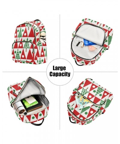 Christmas Trees Winter Fashion Backpack Purse for Women Multipurpose Casual Daypack with Multi Pockets & Secured Zipper Ladie...