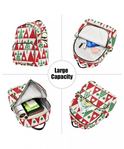 Christmas Trees Winter Fashion Backpack Purse for Women Multipurpose Casual Daypack with Multi Pockets & Secured Zipper Ladie...