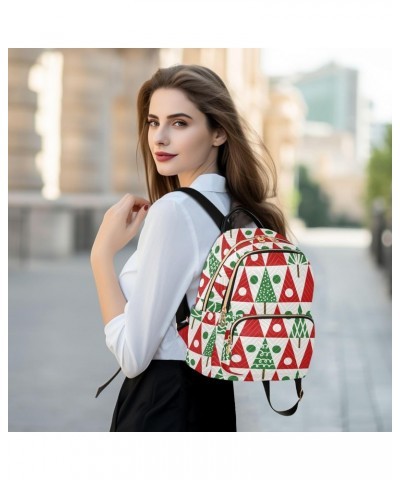 Christmas Trees Winter Fashion Backpack Purse for Women Multipurpose Casual Daypack with Multi Pockets & Secured Zipper Ladie...