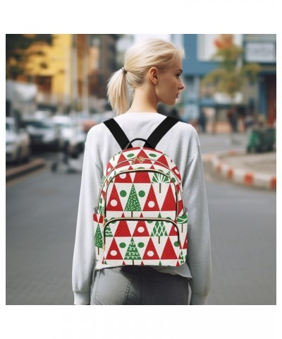 Christmas Trees Winter Fashion Backpack Purse for Women Multipurpose Casual Daypack with Multi Pockets & Secured Zipper Ladie...